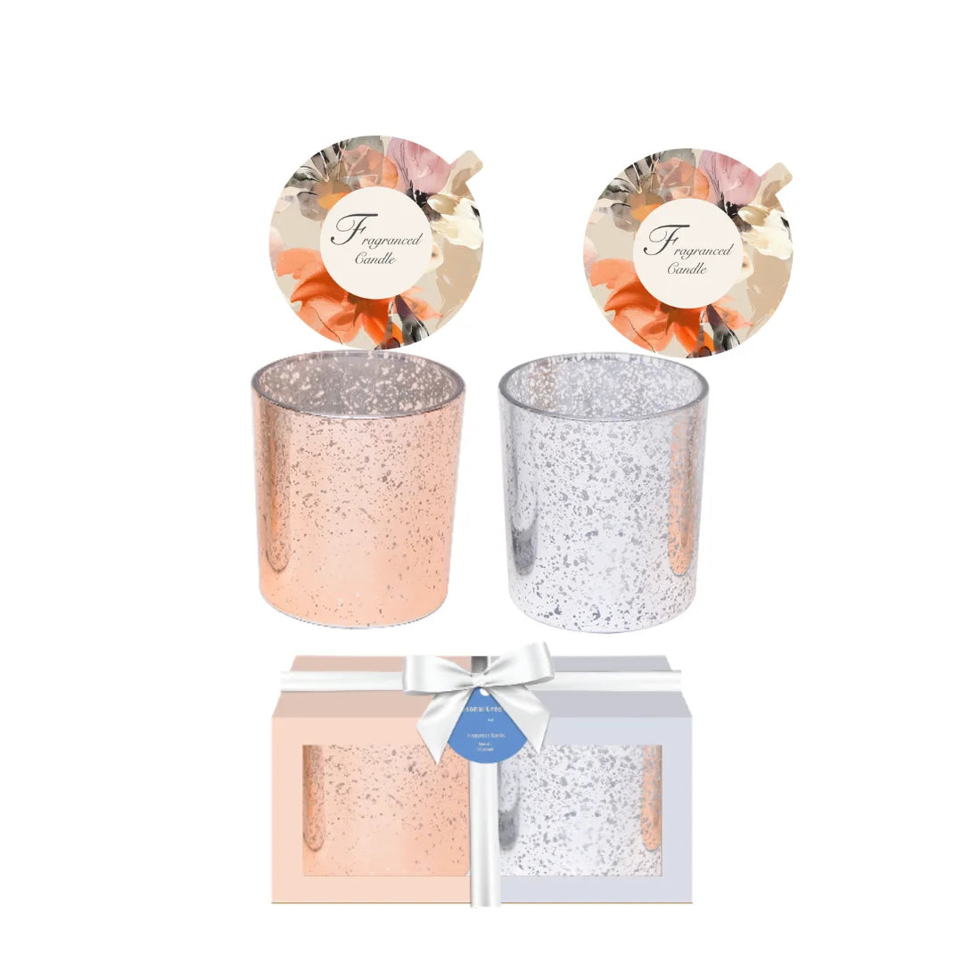 Pack of 2 - Mercury finish Gold & Silver