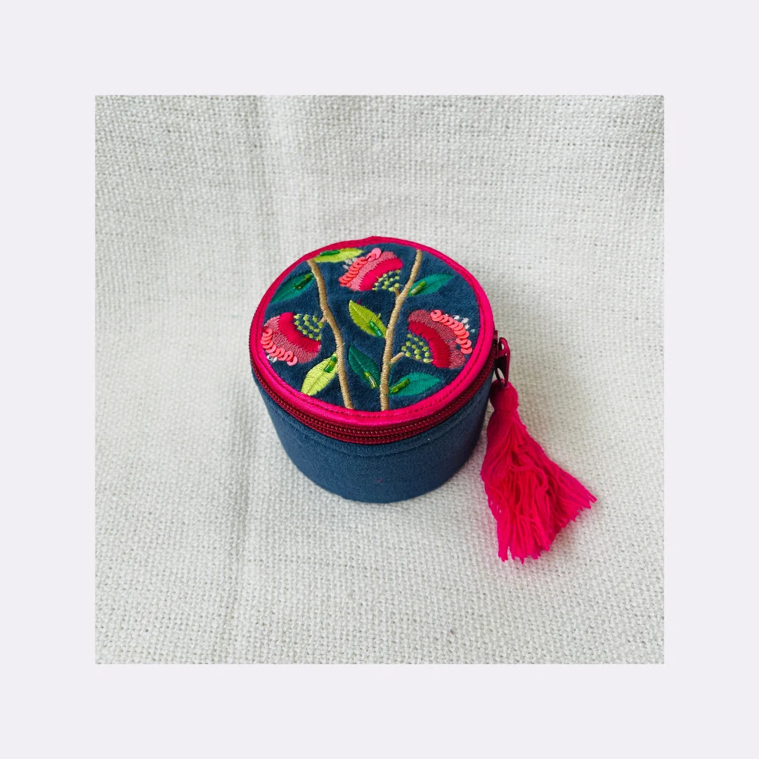 Pouch - Jewellary Box - Round