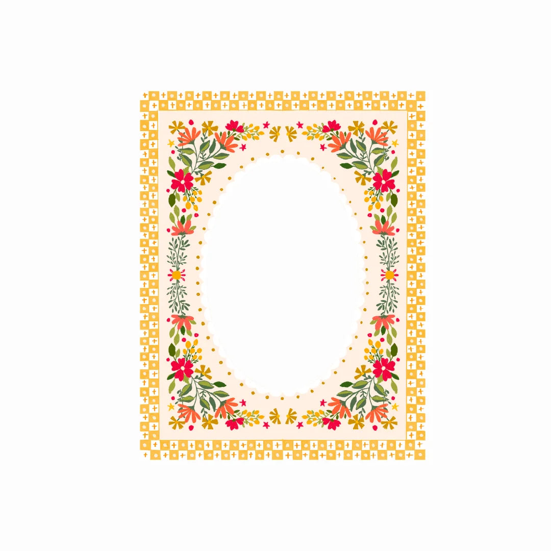 Floral Photo Frame
