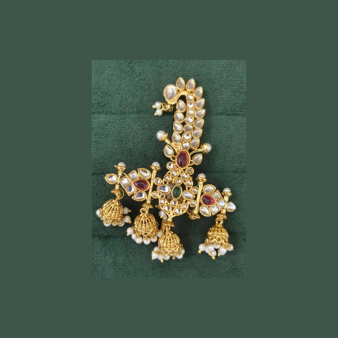 Symmetrical with Ghongru Brooch