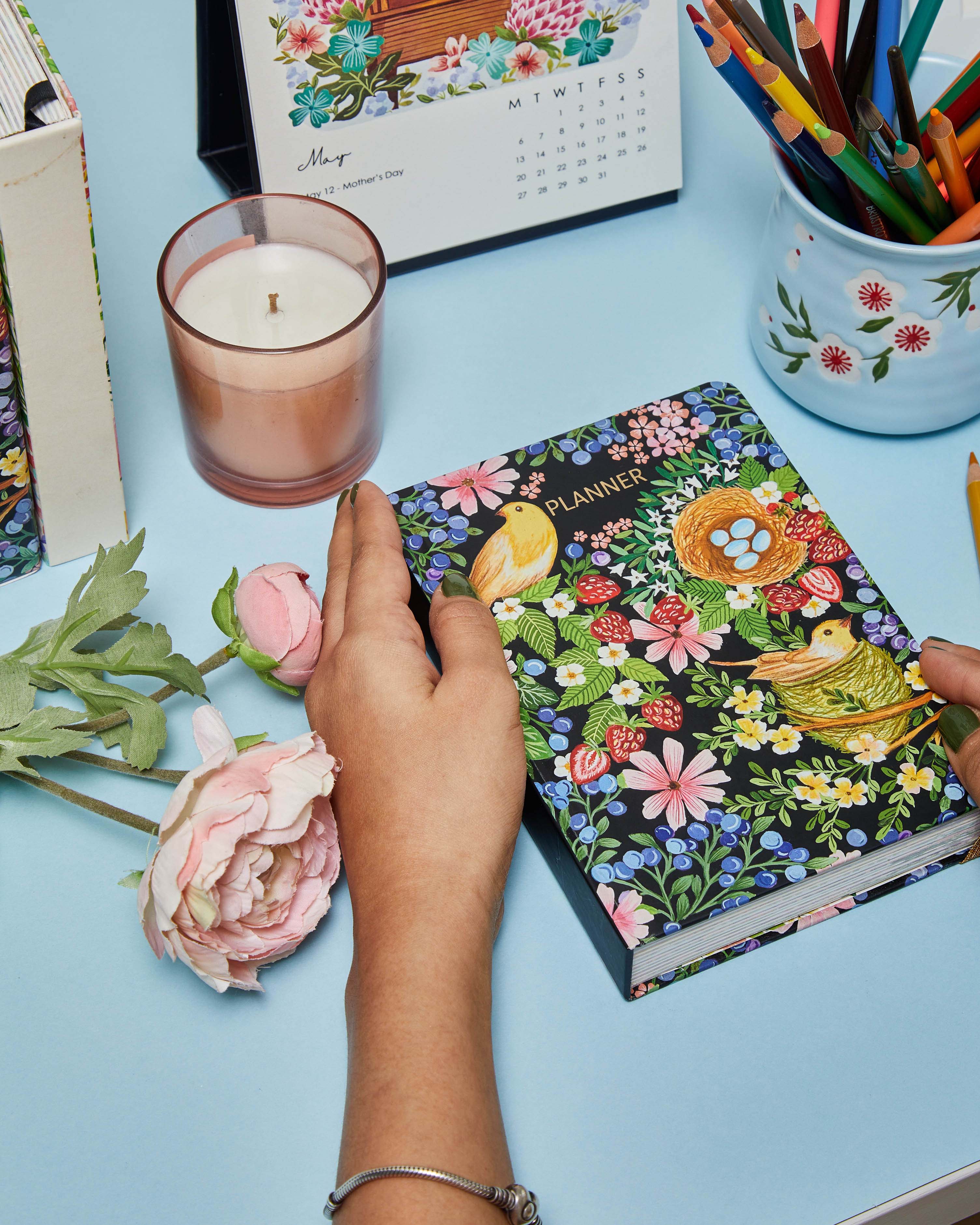 Botanical Stories Hardbound Undated Planner