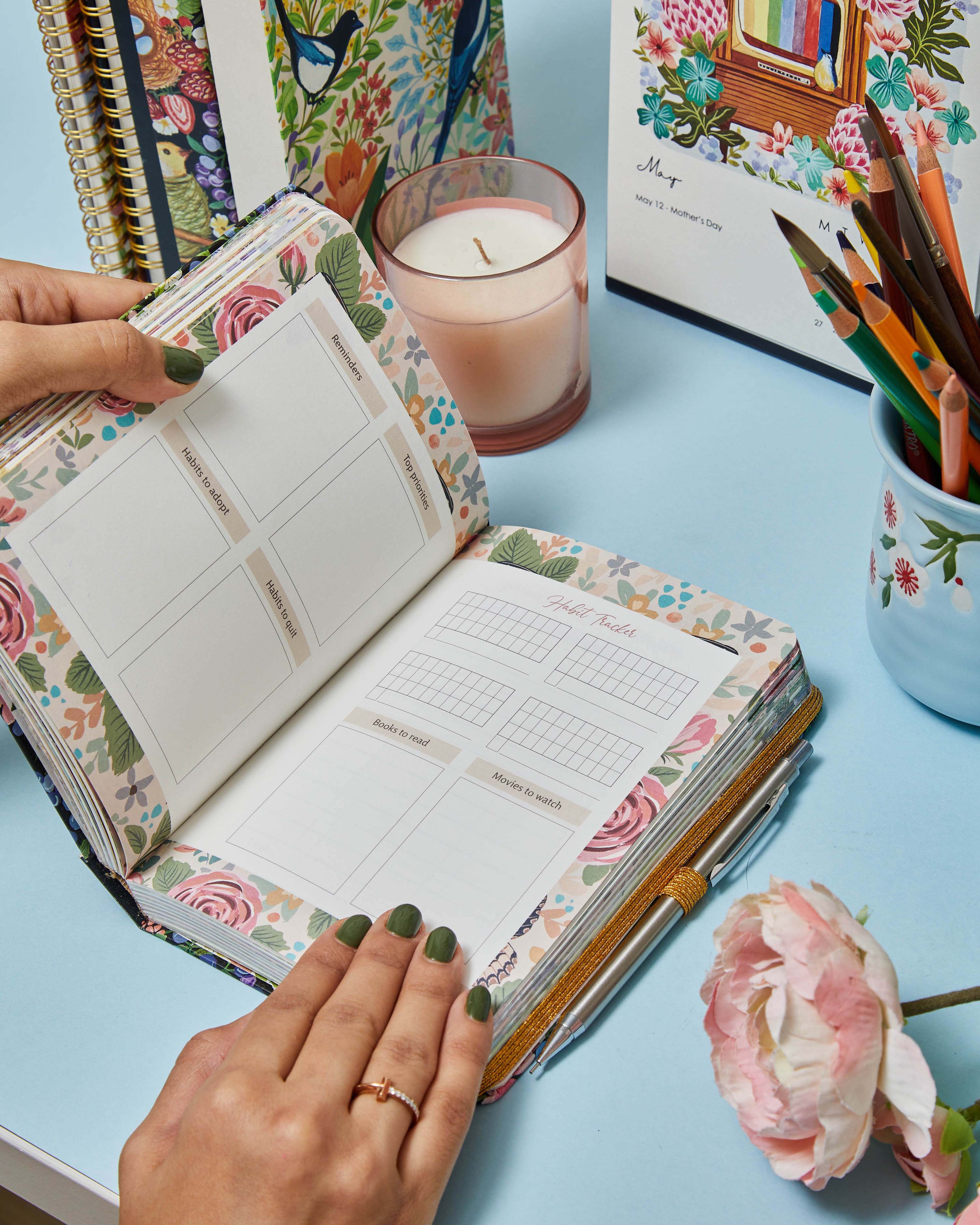 Rose Garden Wiro Undated Planner